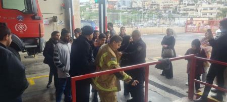 محطة ام الفحم تستضيف طلاب مدرستي الرشيد والاهليه.